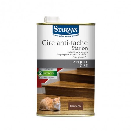 Cire antitaches bois Foncés Starwax 1 L -  - meilleure qualité