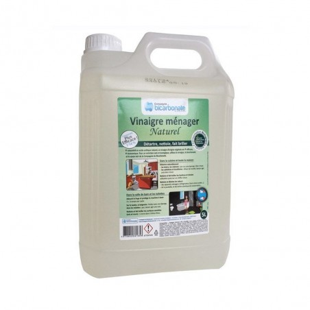 Vinaigre ménager naturel concentré à   14 degrés neutre 5L -  - meilleure qualité
