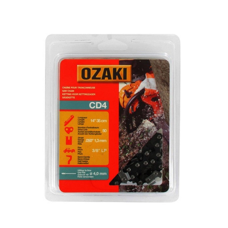Chaîne de tronçonneuse Ozaki Semi carrée: .3-8Lp .050 (13Mm) 50 entraîneurs
