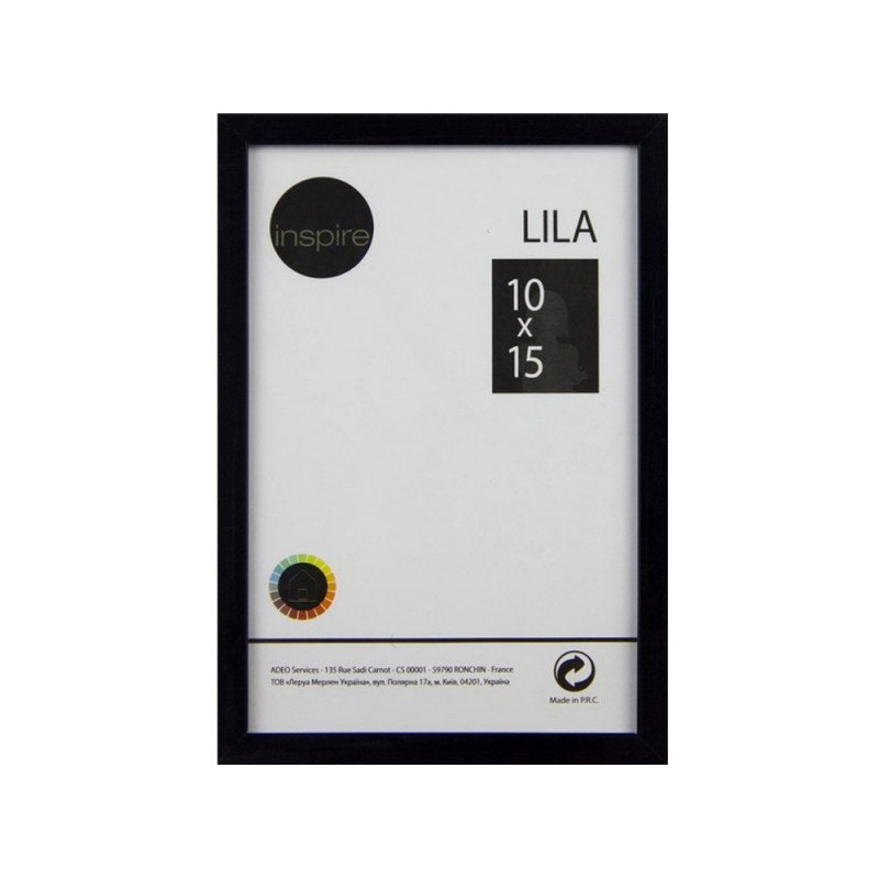 Cadre photo Lila  15.0x10.0 cm noir - meilleure qualité
