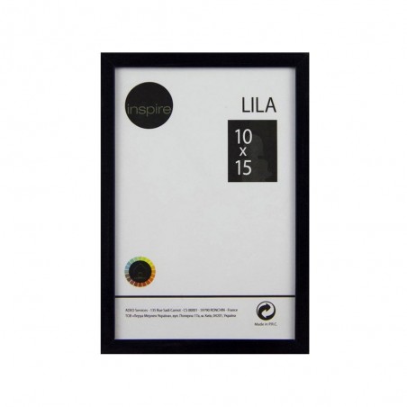 Cadre photo Lila  15.0x10.0 cm noir - meilleure qualité