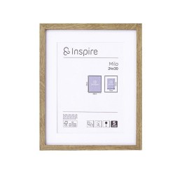 Cadre en bois de chêne milo l.24 X H.30 cm - meilleure qualité