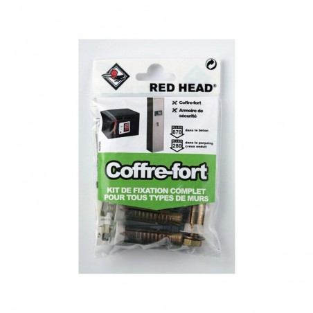 Kit chevilles à expansion coffre Fort Red head diam.14 X L.55 mm