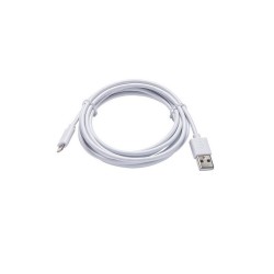 Câble usba-lightning 2m blanc
