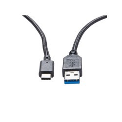 Cable USB-A vers USB-C2m noir