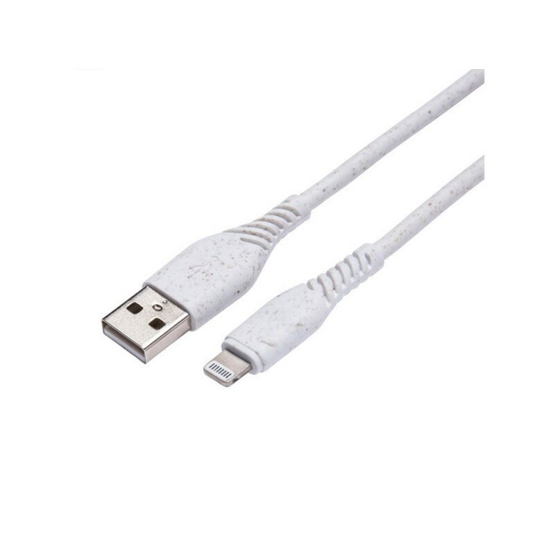Câble éco-conçu USB a- lightning 2m blanc
