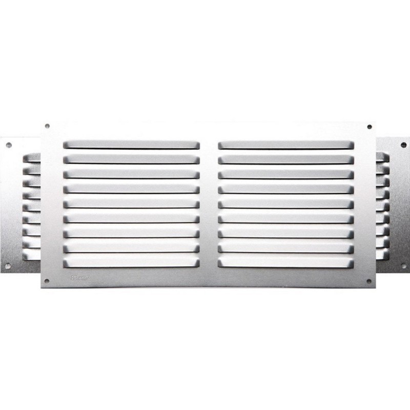 Grille d'aération aluminium anodisé