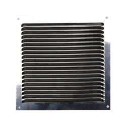 Grille d'aération acier inoxydable naturel