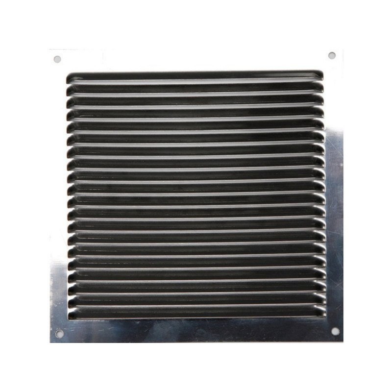 Grille d'aération acier inoxydable naturel