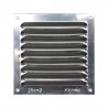 Grille d'aération acier inoxydable naturel