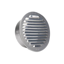 Grille d'aération aluminium naturel diam.11 cm -  - meilleure qualité