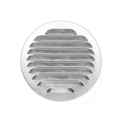 Grille d'aération aluminium naturel diam.15 cm -  - meilleure qualité