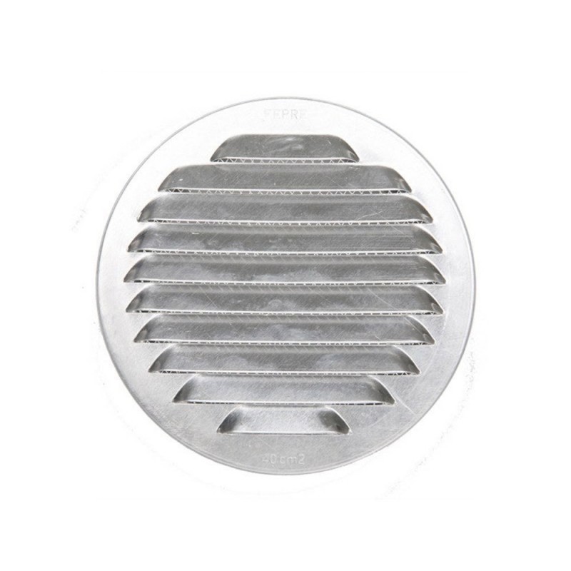 Grille d'aération aluminium naturel diam.15 cm -  - meilleure qualité