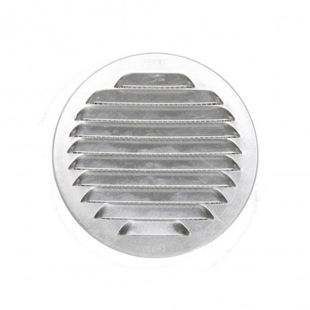 Grille d'aération aluminium naturel diam.15 cm -  - meilleure qualité