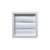 Grille d'aération pour VMC blanc