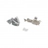 Lot de 4 fiches éthernet+manchon rJ45 cat 5