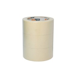 Lot de 3 rubans de masquage surfaces lisses l.48 mm x L.50 m -  - meilleure qualité