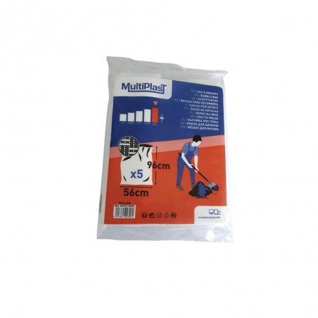 Sacs à   gravats multiplast H.96 x L.56 cm x ep.130 àÂµm blanc -  - meilleure qualité