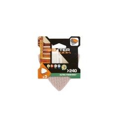 Lot de 3 patins abrasifspro 93X93 mm Grains 240