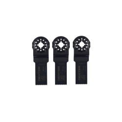 Lot de 3 lames plongeantes24 mm Hcs pour bois Starlock