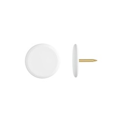 Sachet de 55 clous pVC tête bombée L.8 mm