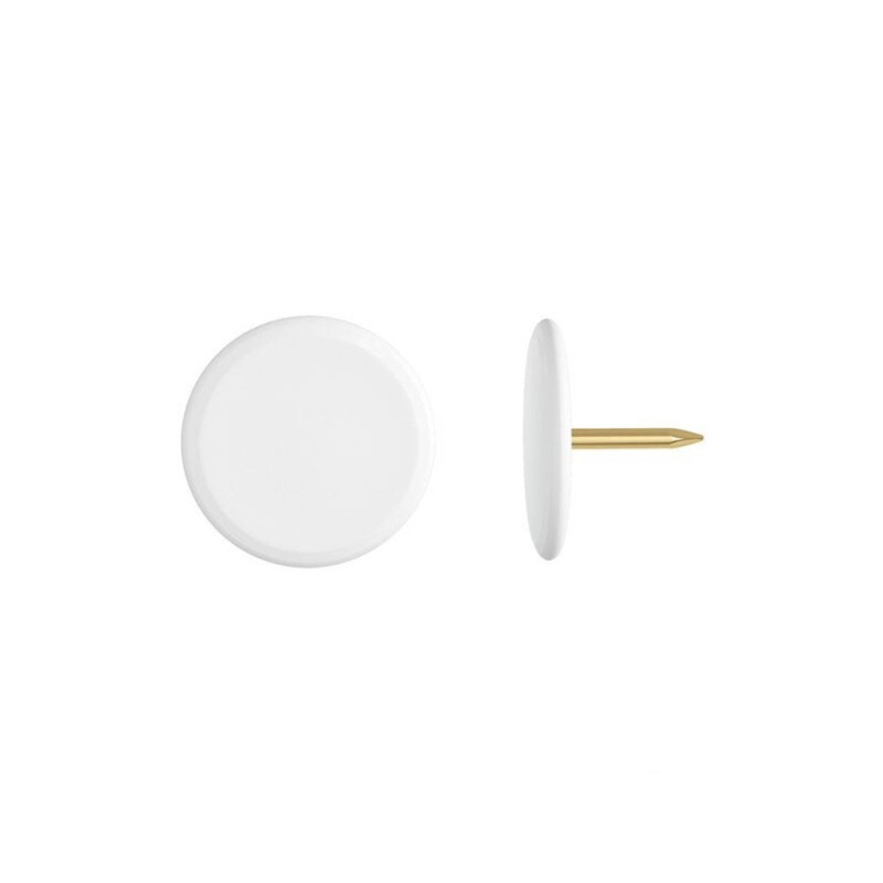 Sachet de 55 clous pVC tête bombée L.8 mm