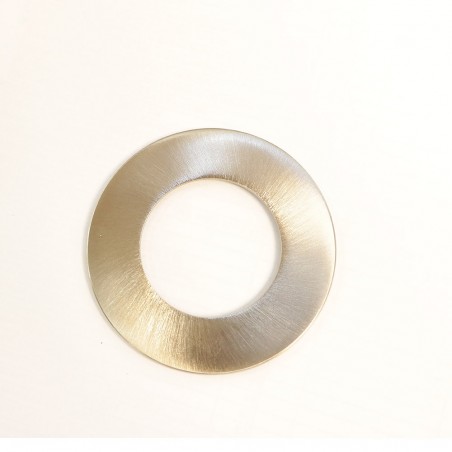 Collerette ronde nickel brosse pour spot combo fixe