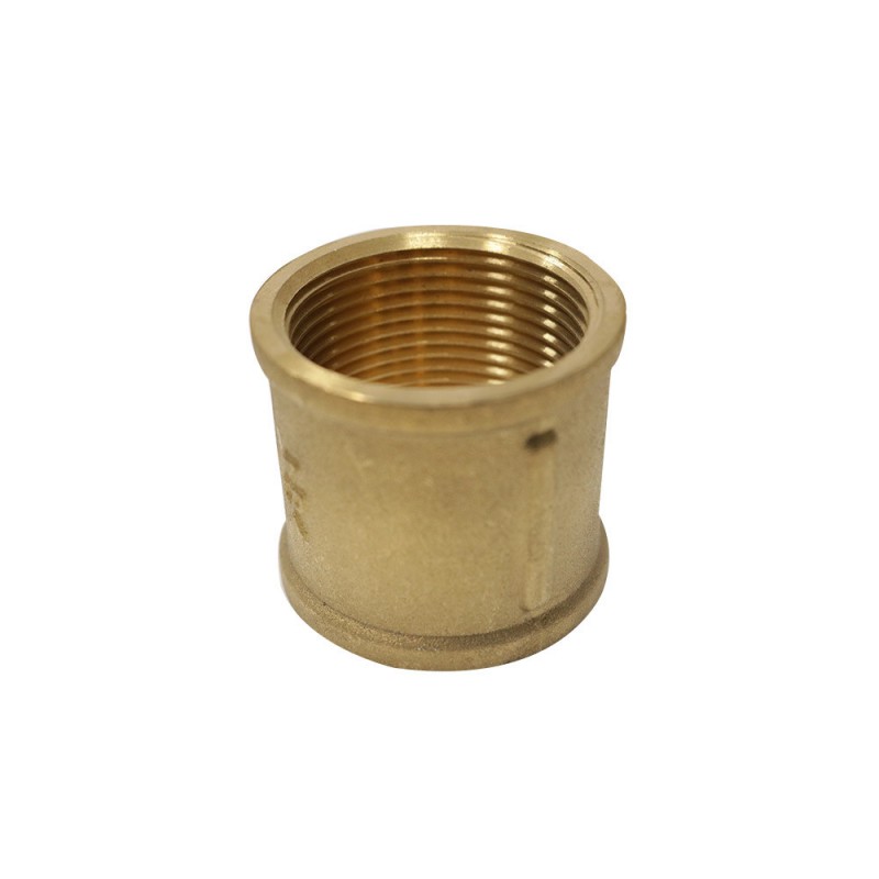 Manchon laiton taraudé 11-4 femelle-femelle egal*