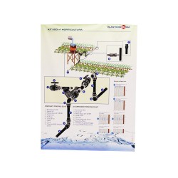 Kit d'irrigation tuyau goutte à  goutte 500 mÂ²  D16mm -  - meilleure qualité