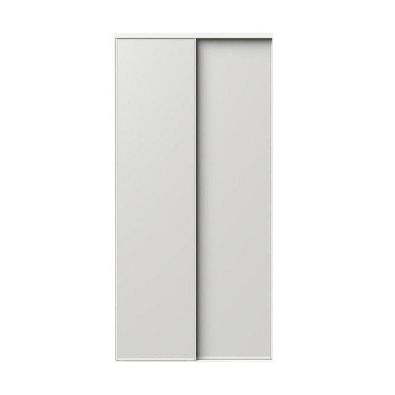 Portes de placard coulissantes 2 portes l.120 x H. 250 cm blanc
