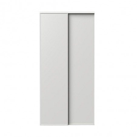 Portes de placard coulissantes 2 portes l.120 x H. 250 cm blanc