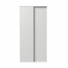 Portes de placard coulissantes 2 portes l.120 x H. 250 cm blanc