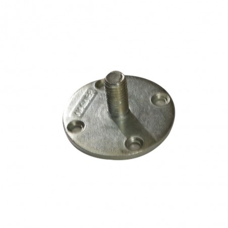 Platine D50 à visser acier galva