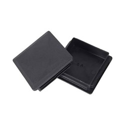 Embouts carré 80 entrant x8 noir plastique
