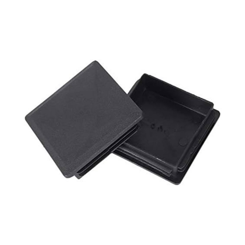 Embouts carré 80 entrant x8 noir plastique
