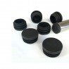 Embouts D60 entrant x12 noir plastique