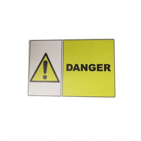 Panneau : DANGER 280x190mm PVC adh box5