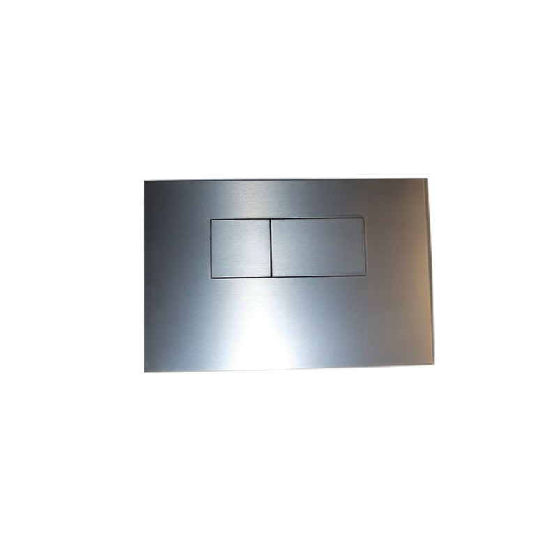 Plaque inox SS304 design R brushed pour bâti MQ803