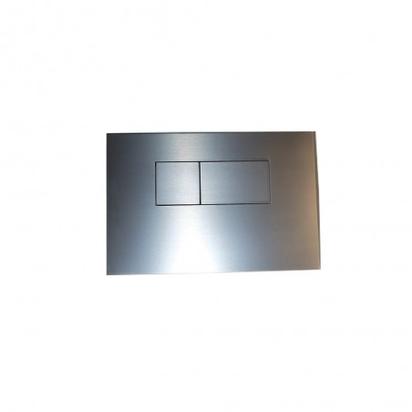 Plaque inox SS304 design R brushed pour bâti MQ803