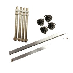 Pieds pour baignoire dangle Genova 120x120cm