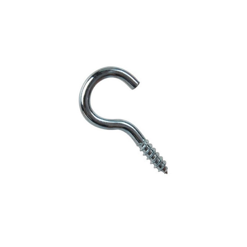 1 Crochet à Visser Acier Zingué Diam.6 X L.50 Mm Standers