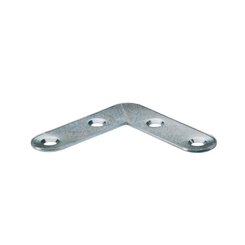 Equerre dassemblage plate acier zinguéL.40 Mm