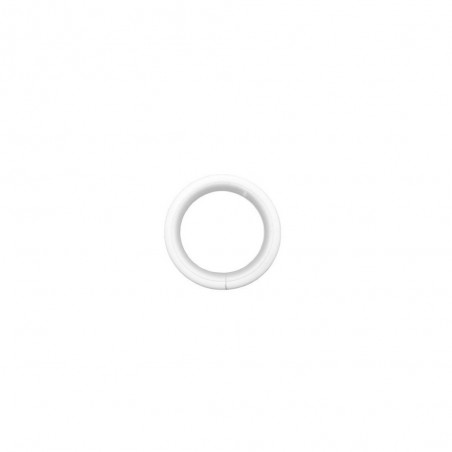 Anneaux de tringle à rideau design 20 Mm en acier blanc
