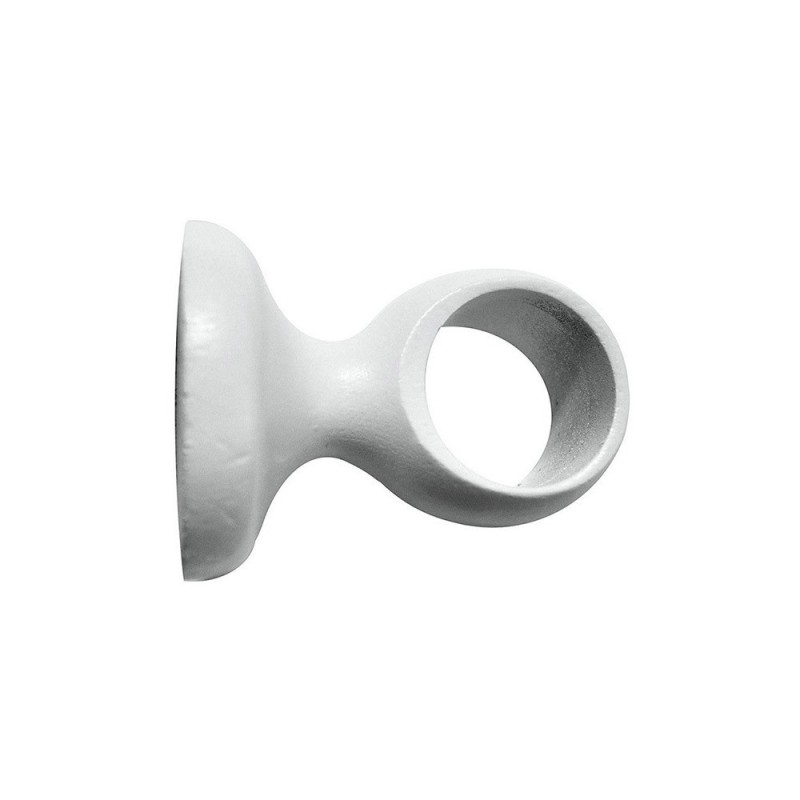 Support de tringle à rideau28 Mm blanc satiné