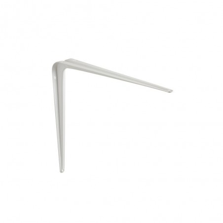Equerre Normo en acier peint P.35 x H.40 cm blanc
