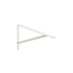 Equerre Dolmen en acier peint P.26.8 x H.40 cm blanc