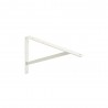 Equerre Dolmen en acier peint P.26.8 x H.40 cm blanc