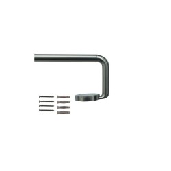 Kit de tringle à  rideau Sombrio Diam.16-19mm aciermat 120-210 cm