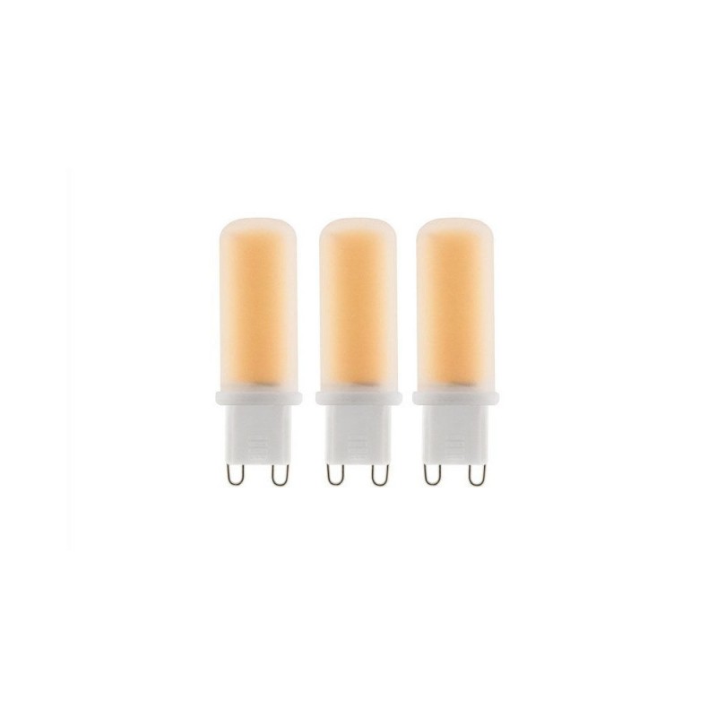 Lot de 3 ampoules led à filament dépoli capsule G9 40 W LEXMAN