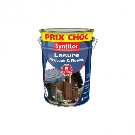 Lasure SYNTILOR protect & résist incolore 5 L -  - meilleure qualité